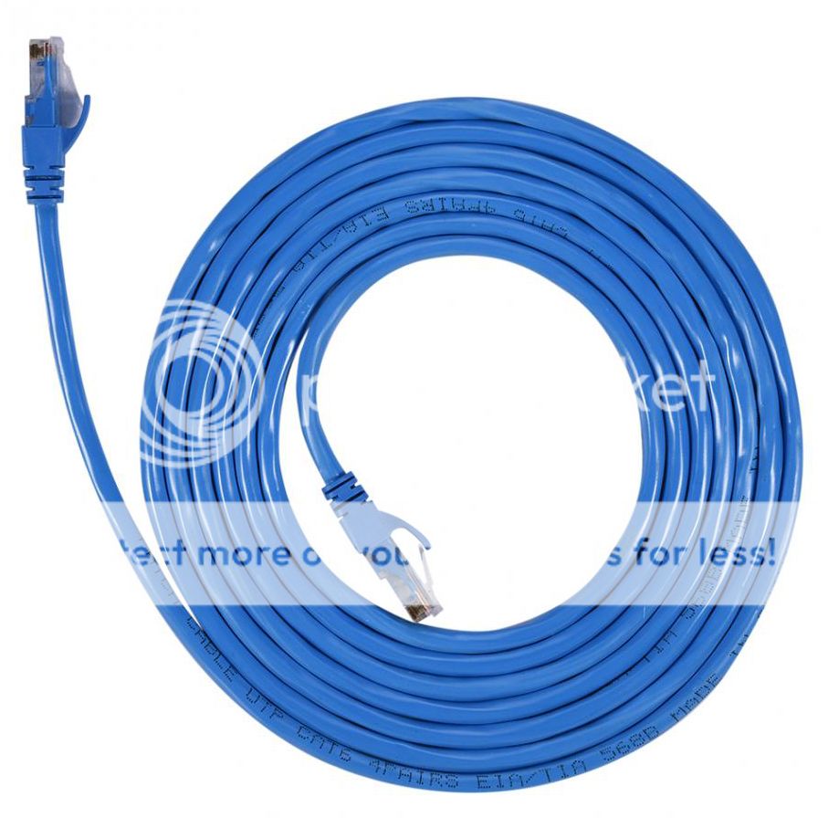 Long Network LAN Cable Data Patch Lead CAT6 1000Mbps 1m 2m 3m
